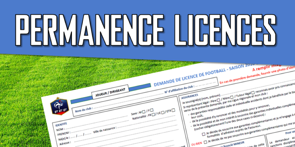 Flash Info Permanence Licence foot.